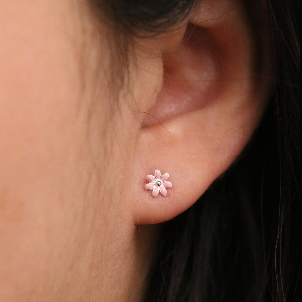 Colour daisy earirngs-2