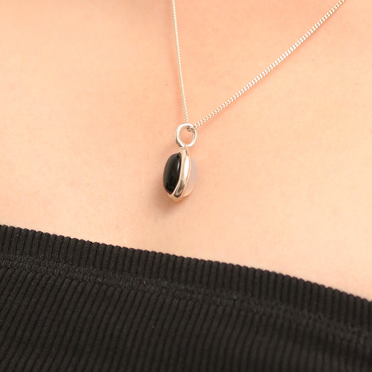 Black onyx reversible necklace-1
