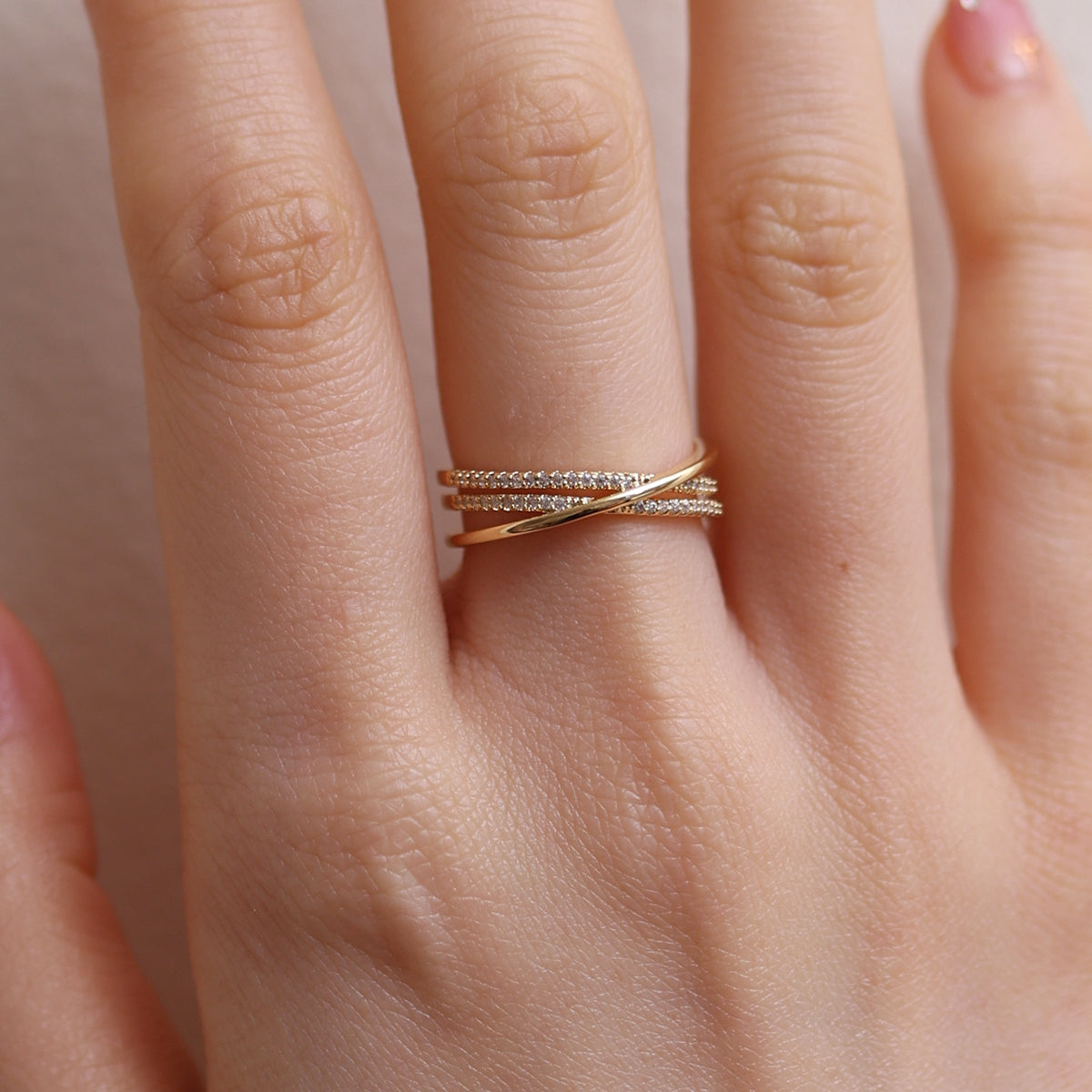 Triple layered ring-2