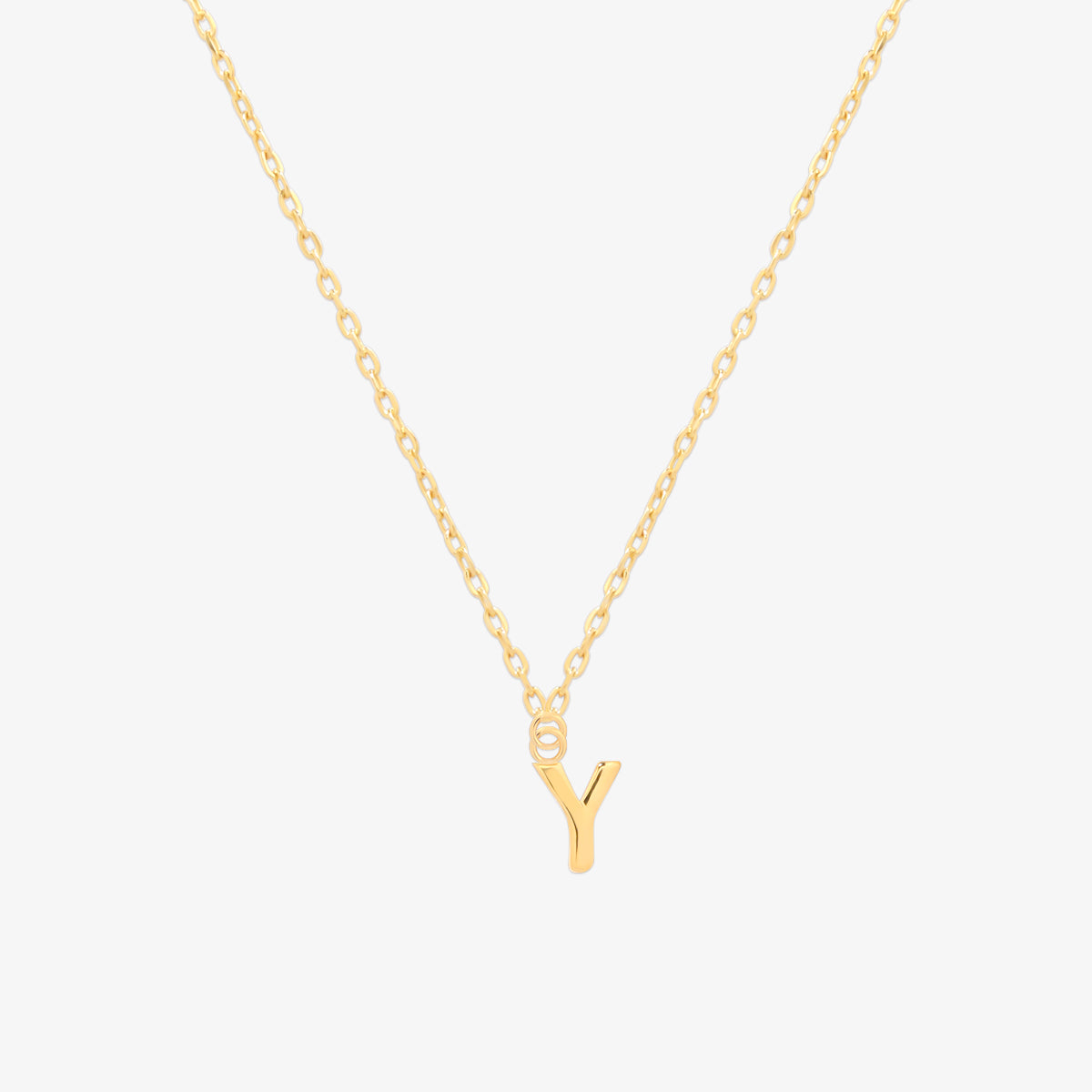 Classic Initial Pendant Necklace-24