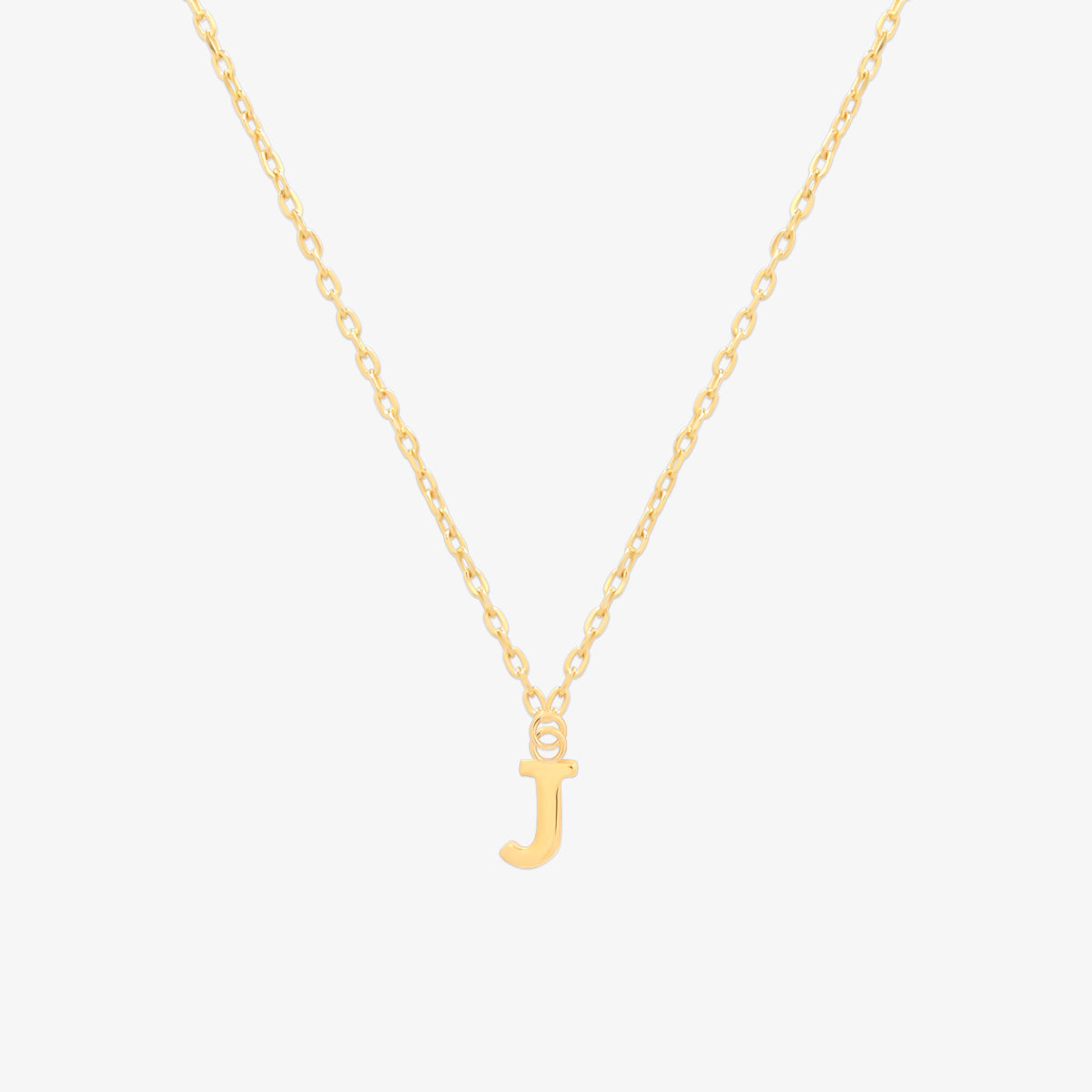 Classic Initial Pendant Necklace-9