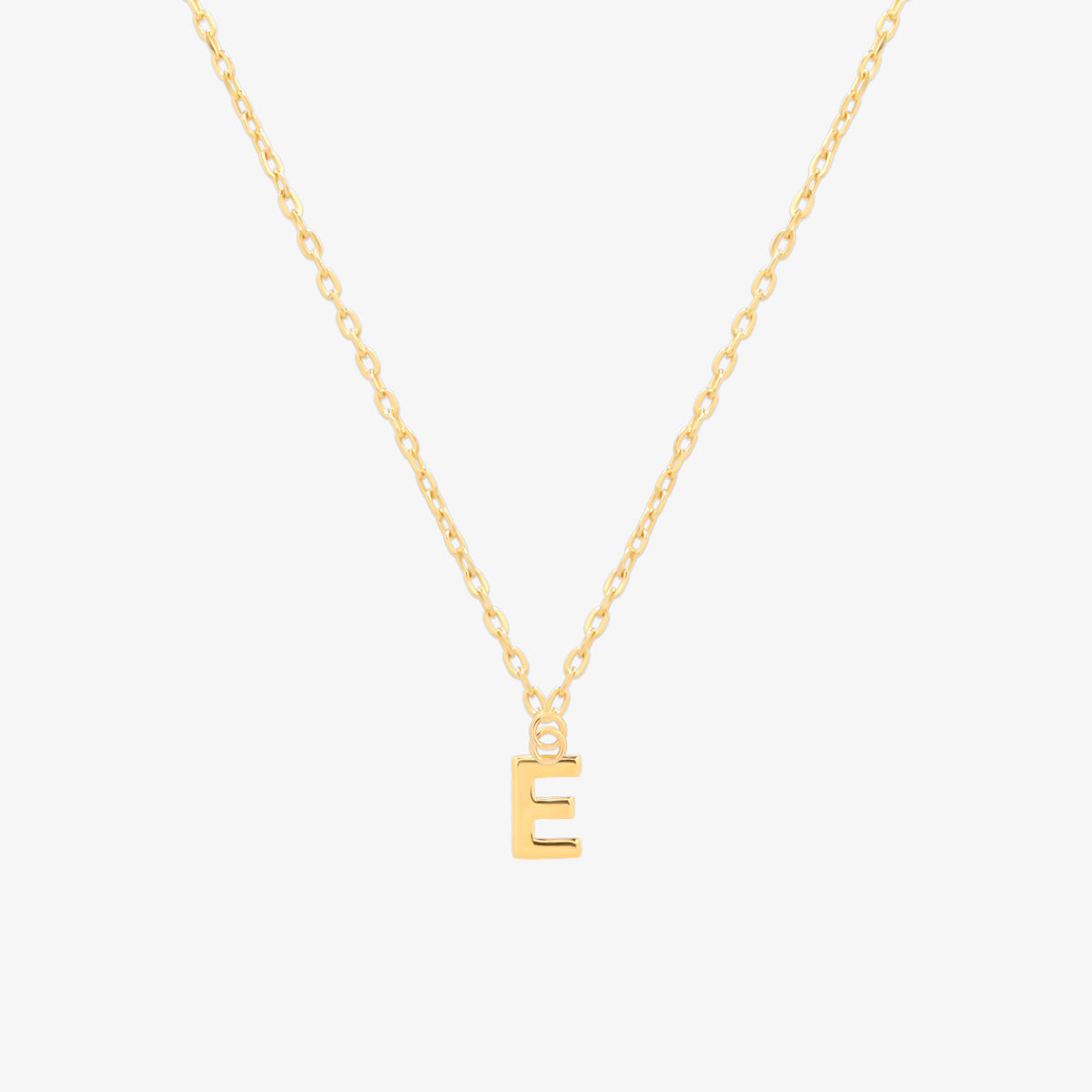 Classic Initial Pendant Necklace-4