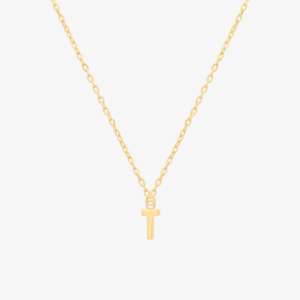 Classic Initial Pendant Necklace-19