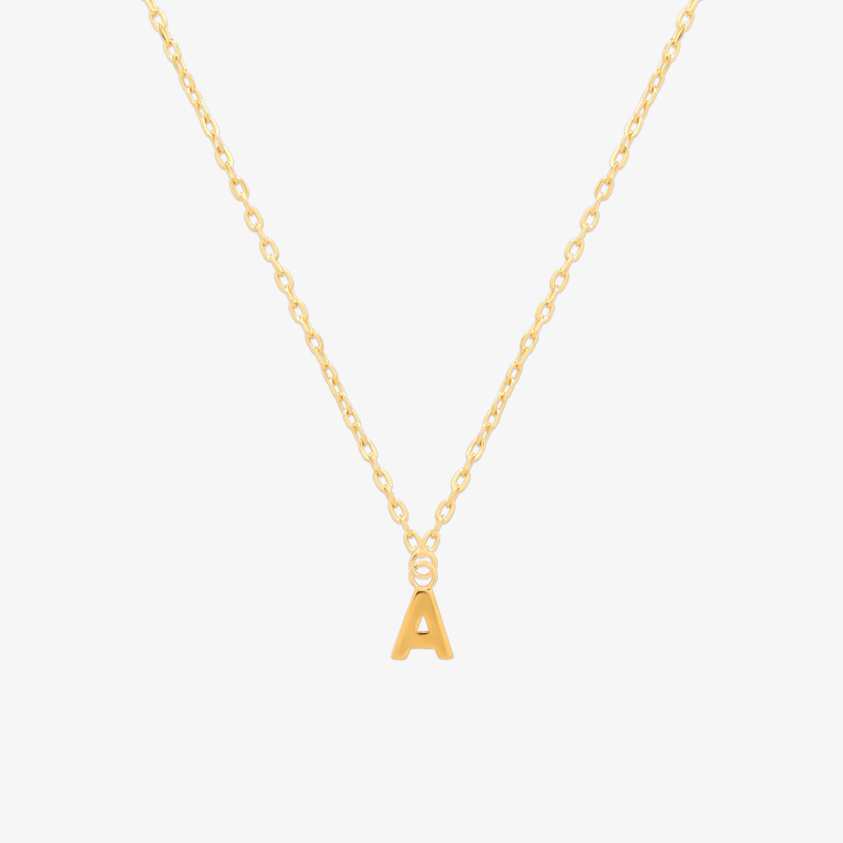 Classic Initial Pendant Necklace-0
