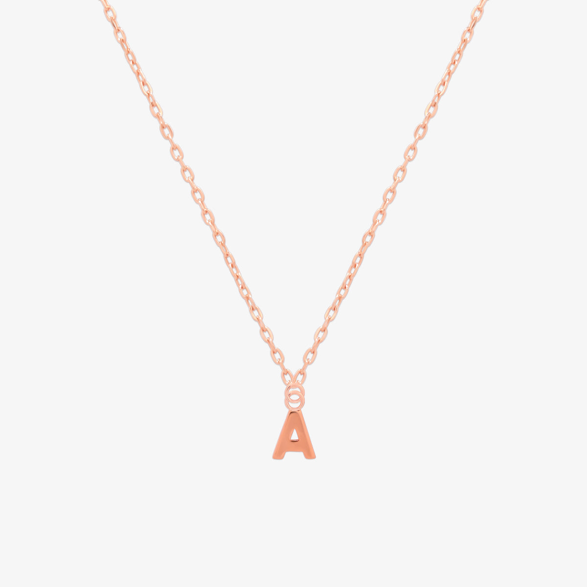 Classic Initial Pendant Necklace-52