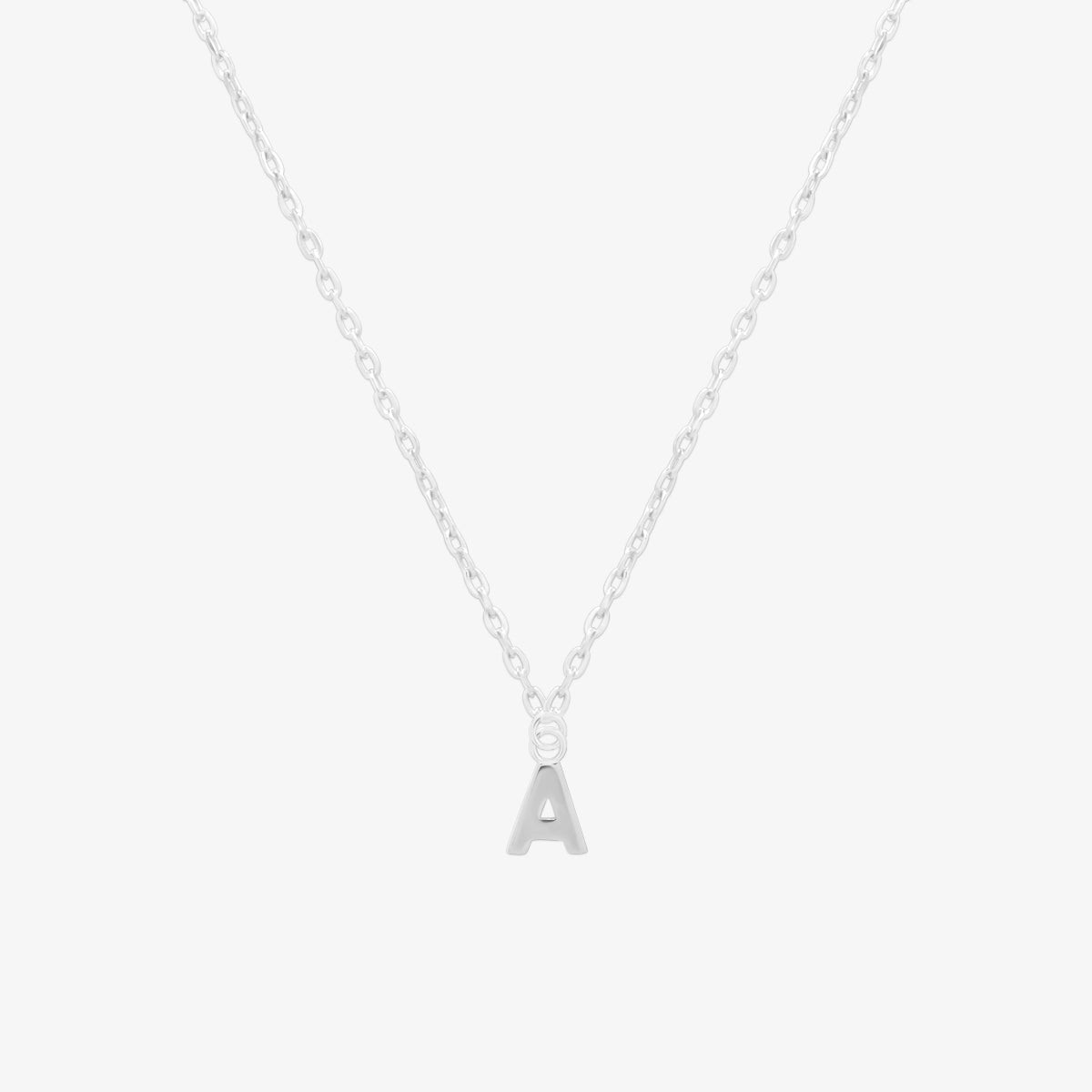 Classic Initial Pendant Necklace-26
