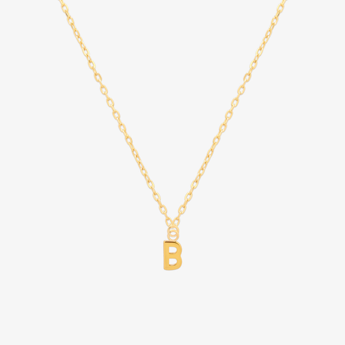 Classic Initial Pendant Necklace-1