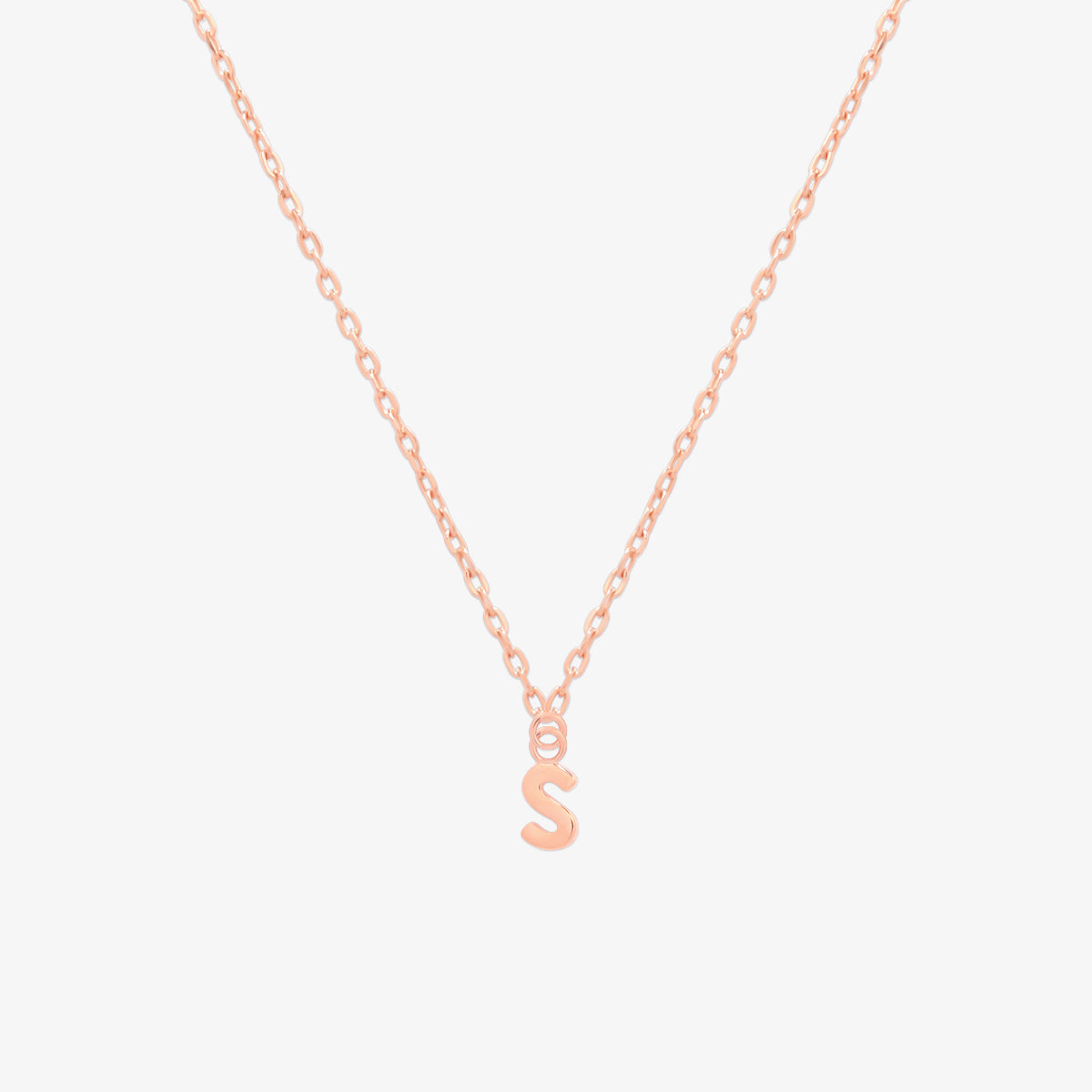 Classic Initial Pendant Necklace-70