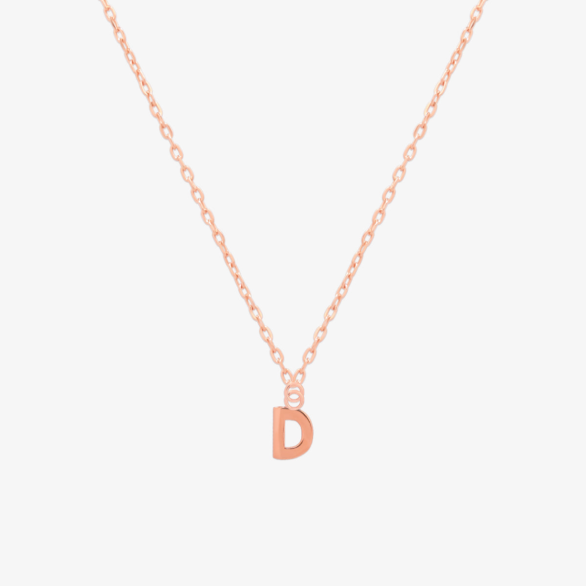 Classic Initial Pendant Necklace-55