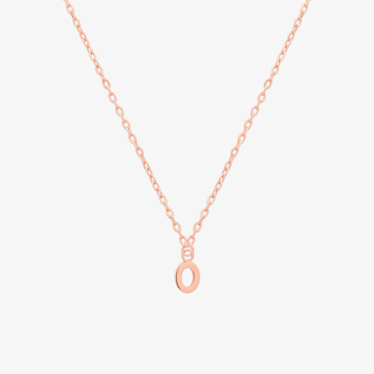 Classic Initial Pendant Necklace-66