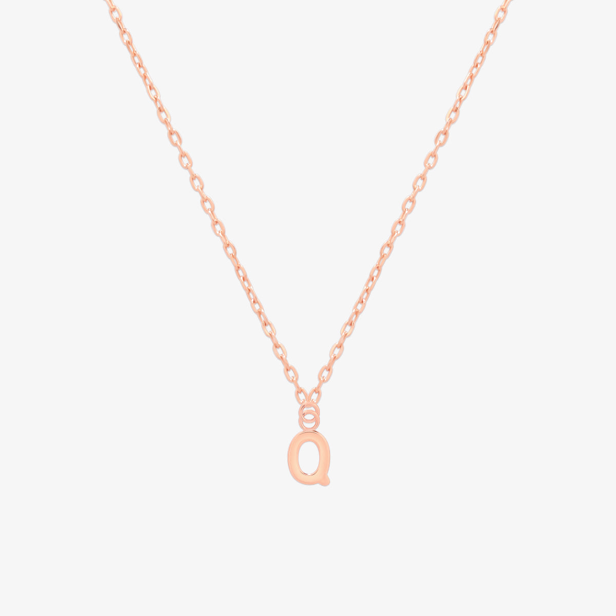 Classic Initial Pendant Necklace-68