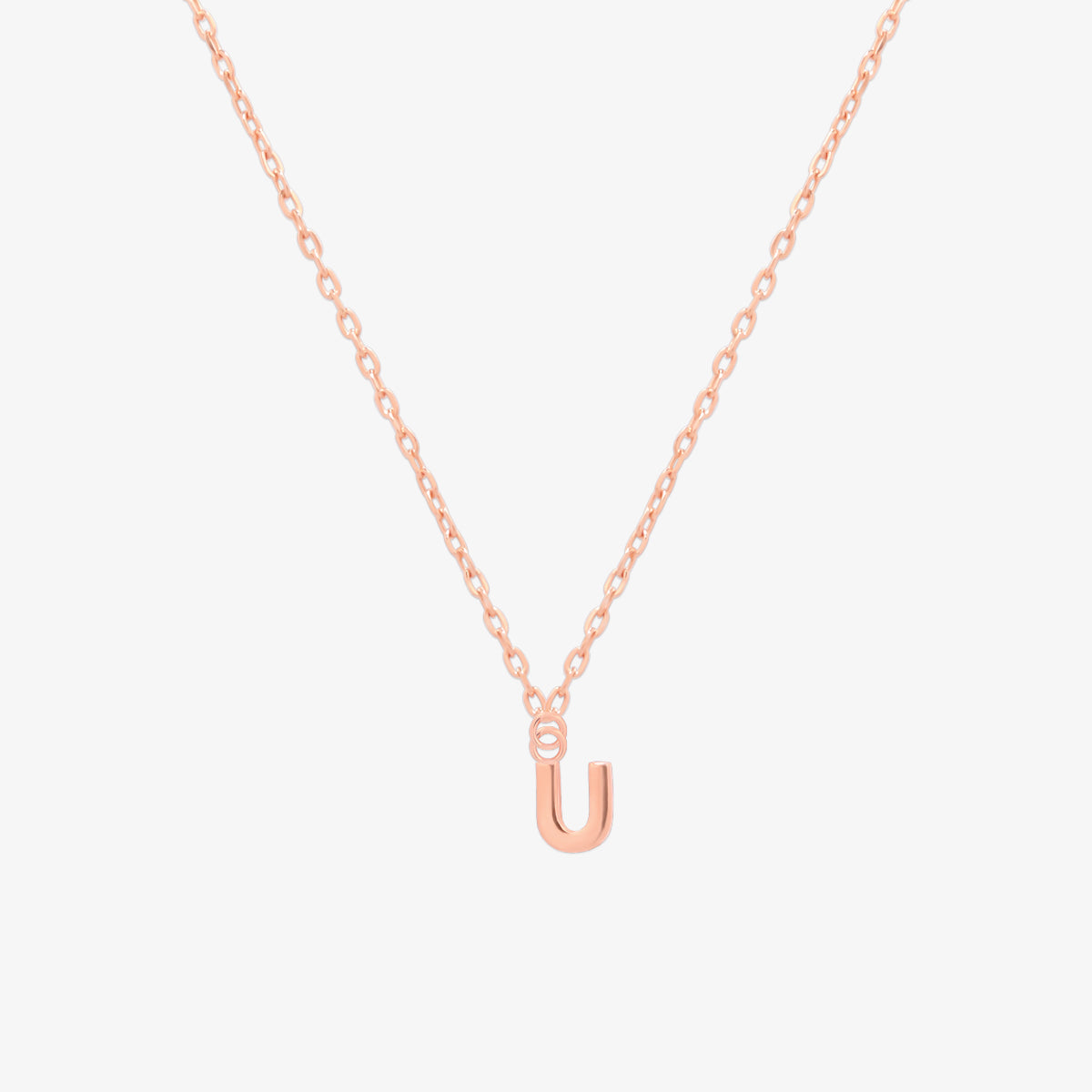Classic Initial Pendant Necklace-72
