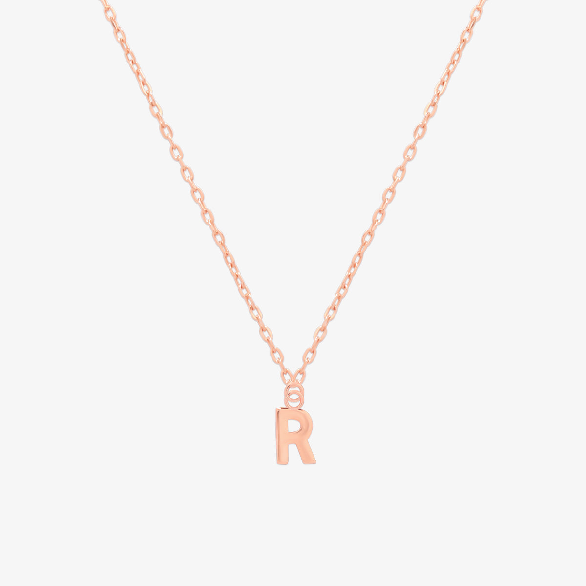 Classic Initial Pendant Necklace-69