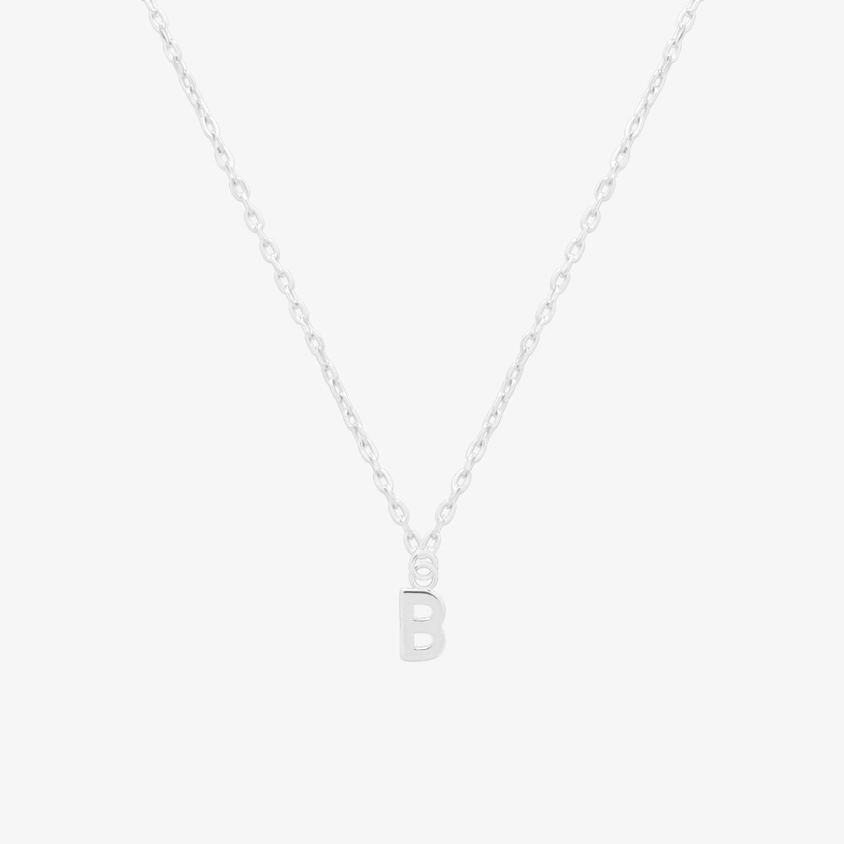 Classic Initial Pendant Necklace-27