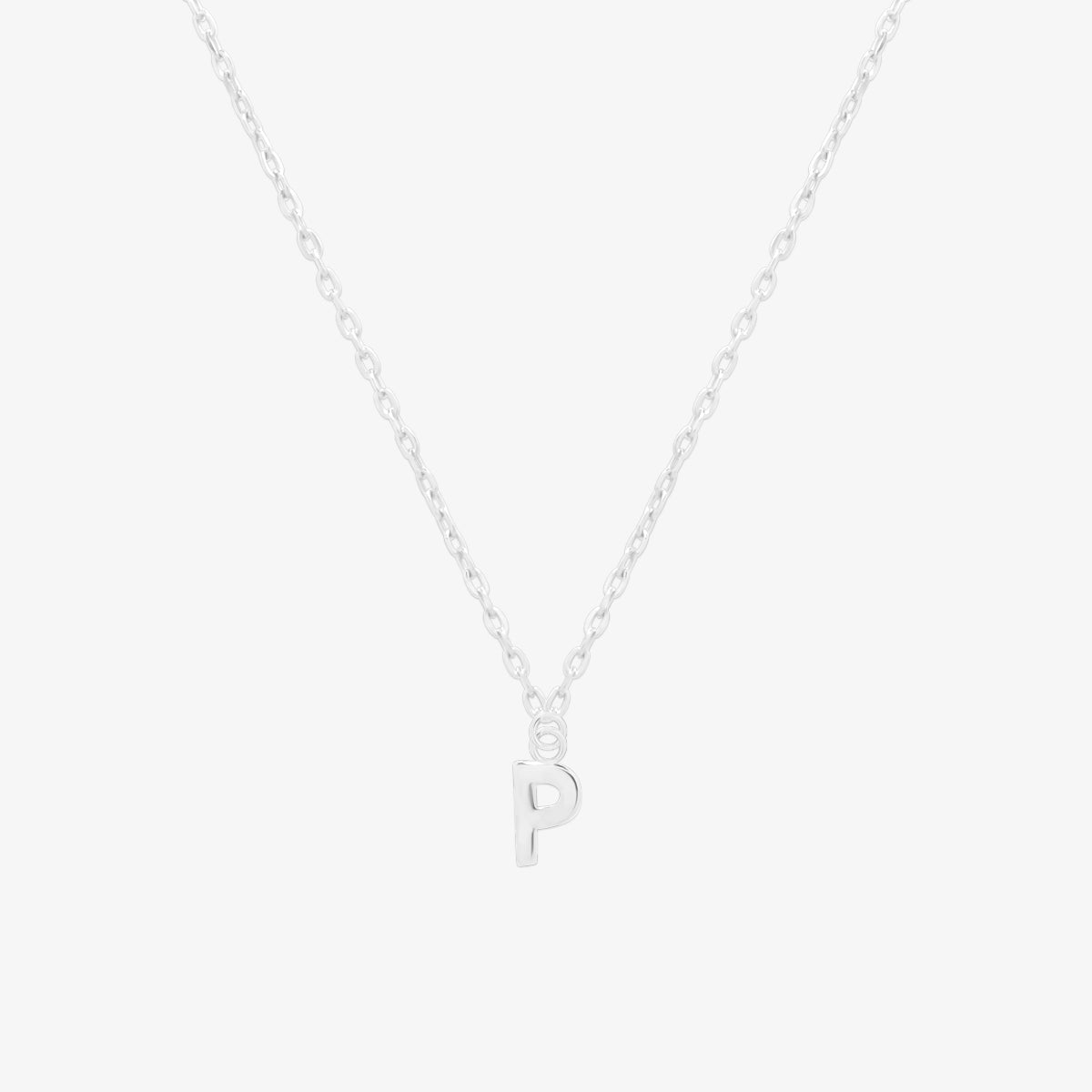 Classic Initial Pendant Necklace-41