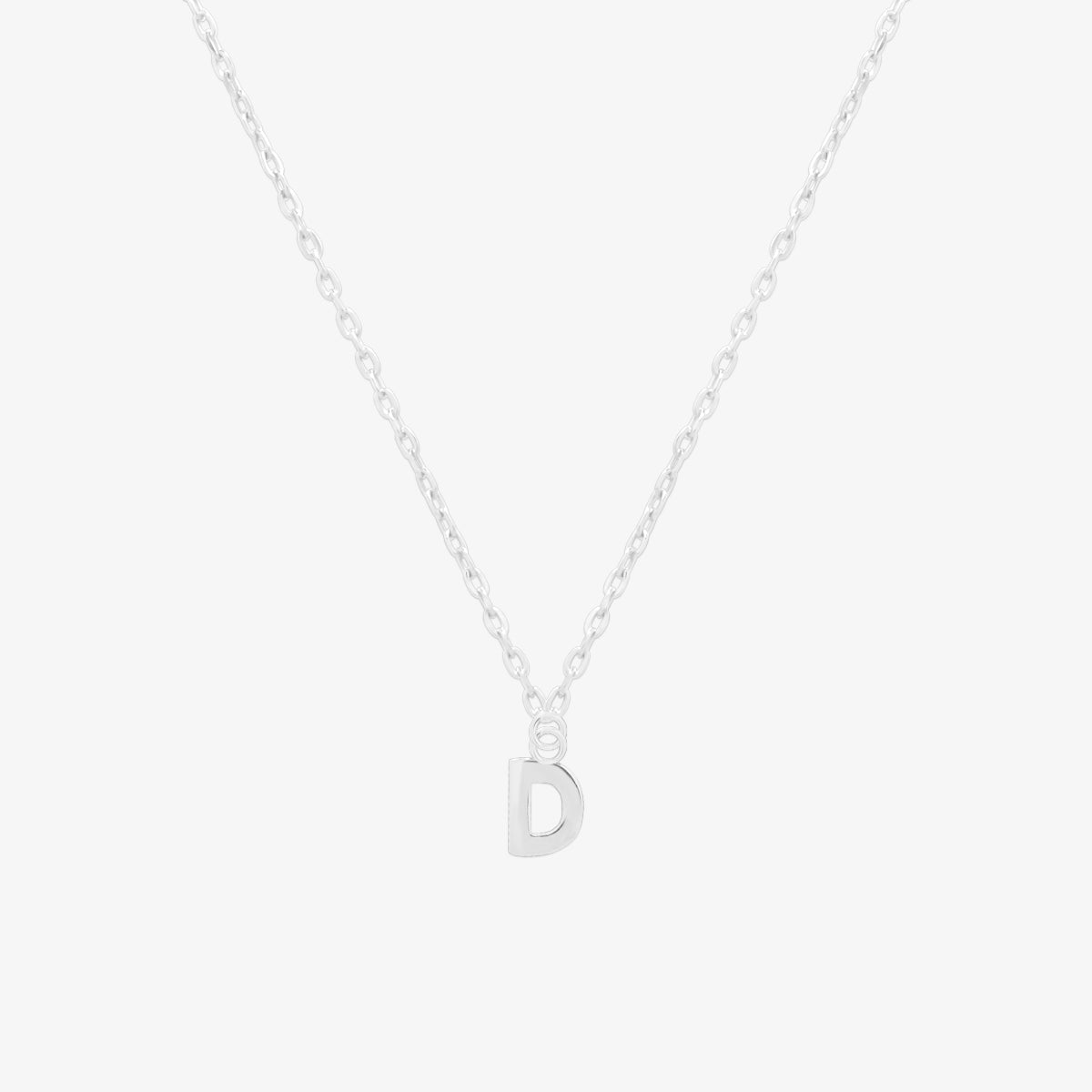 Classic Initial Pendant Necklace-29
