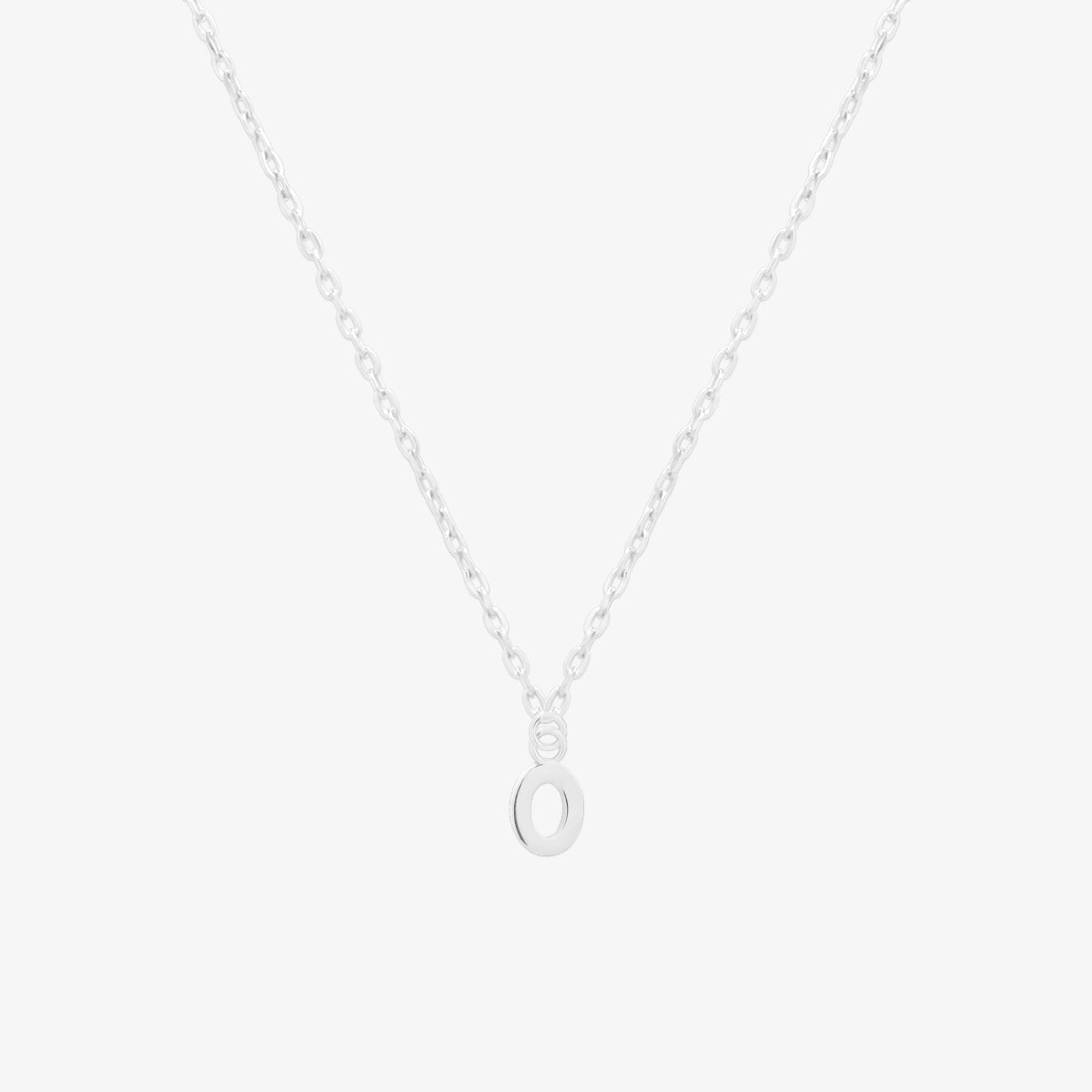 Classic Initial Pendant Necklace-40