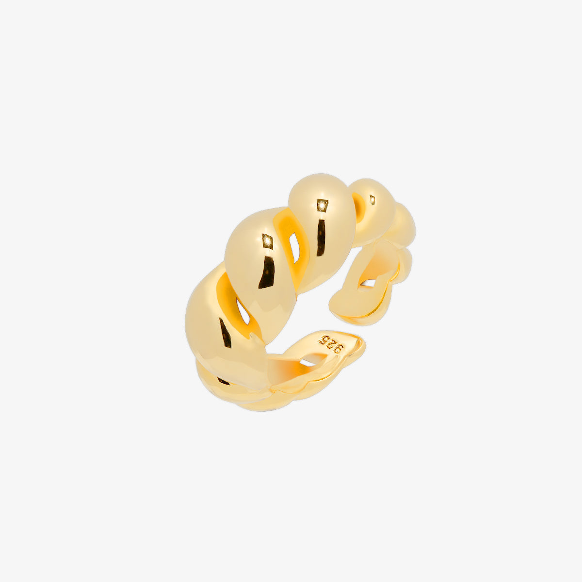 Chunky Screw-Shaped Ring-3