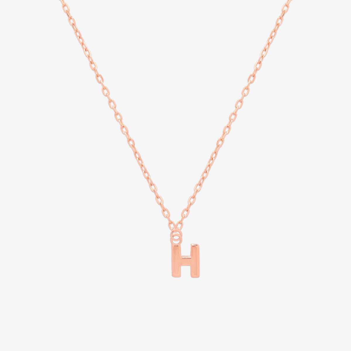 Classic Initial Pendant Necklace-59