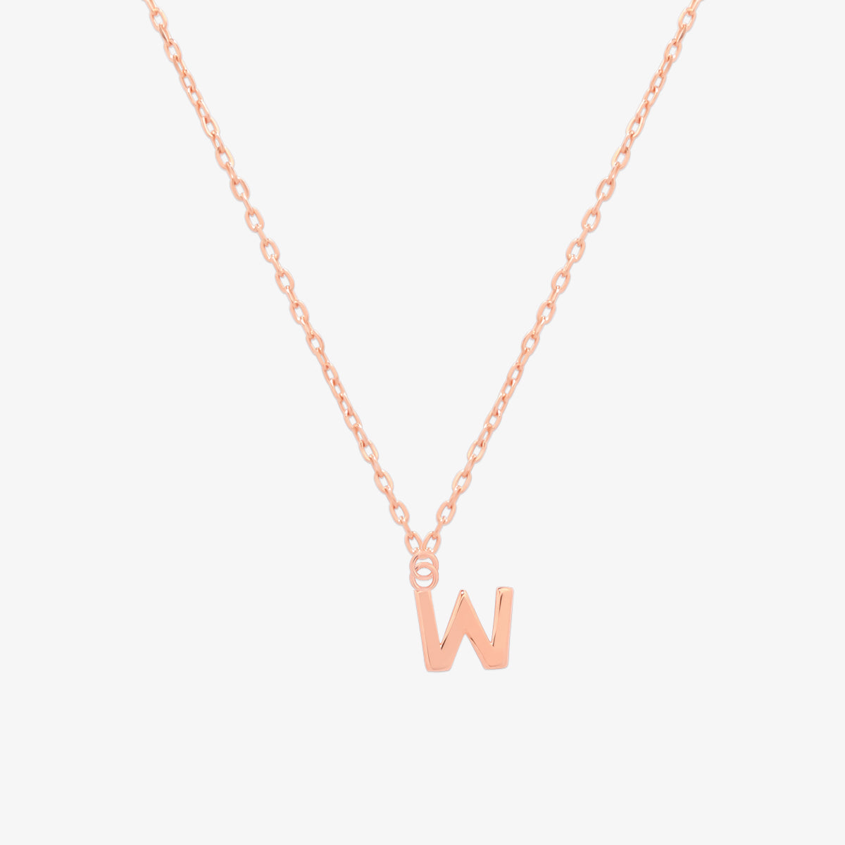 Classic Initial Pendant Necklace-74