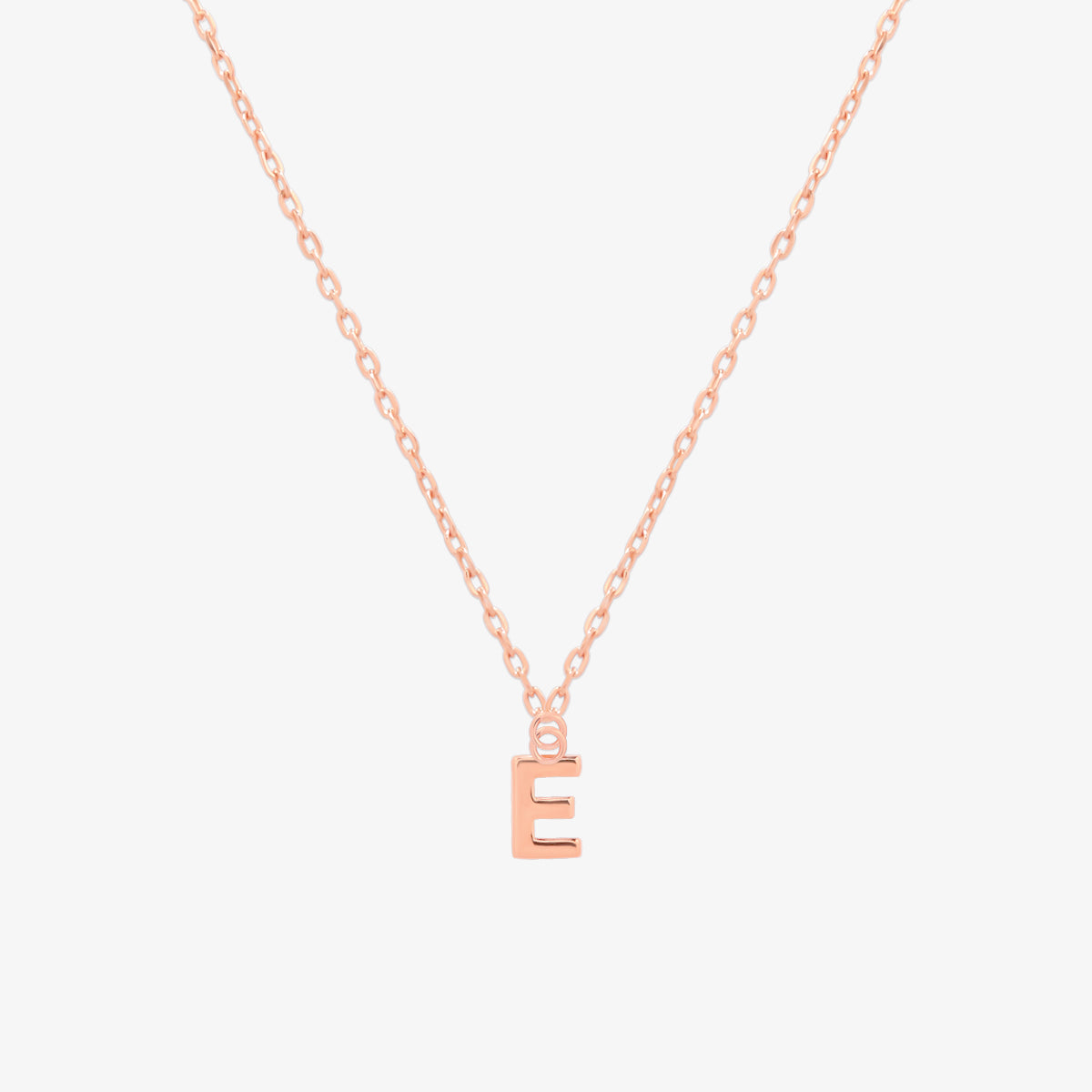 Classic Initial Pendant Necklace-56