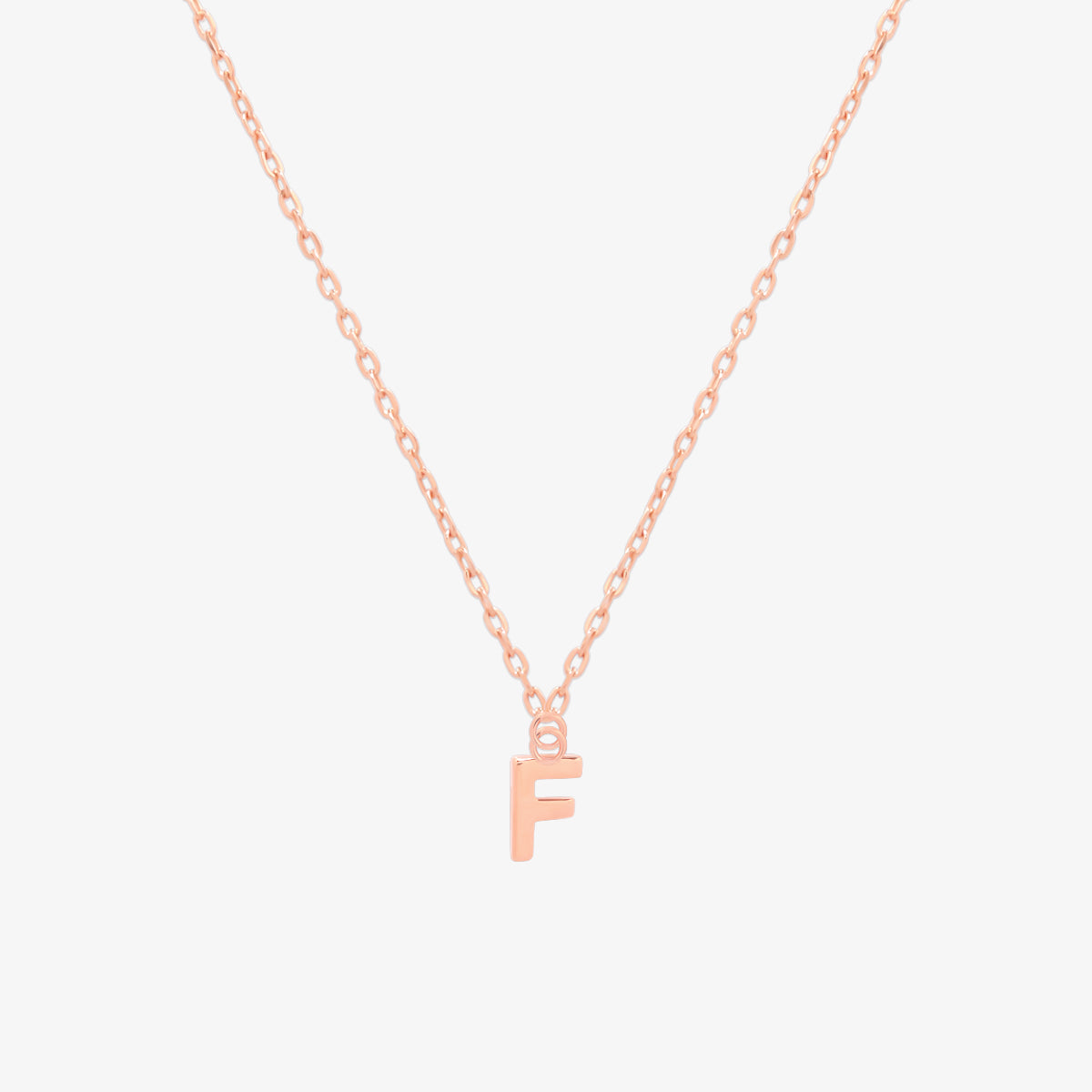 Classic Initial Pendant Necklace-57