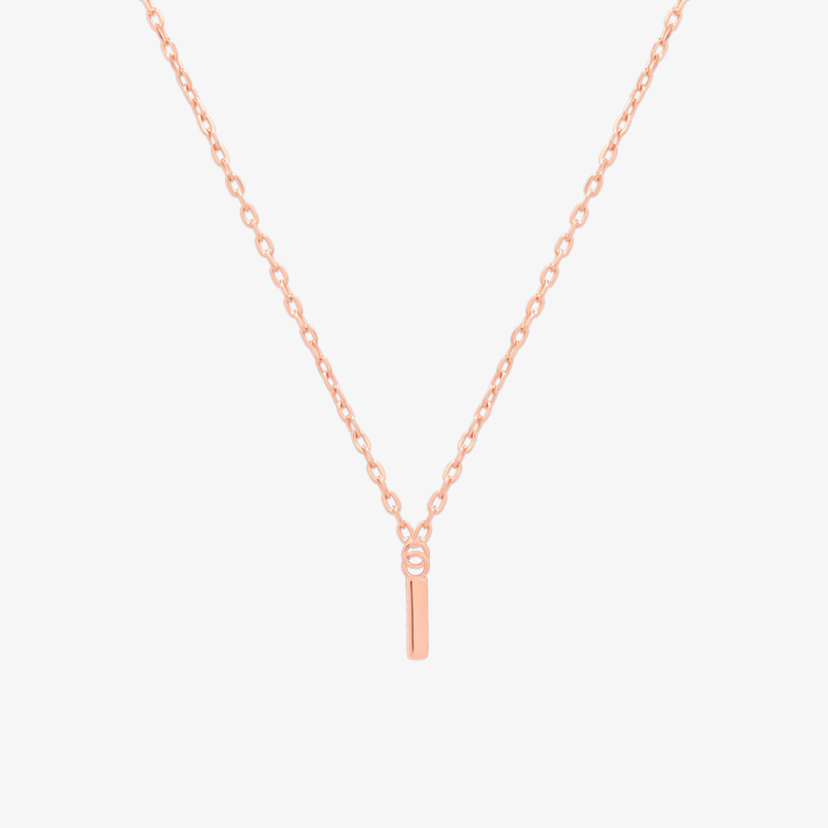 Classic Initial Pendant Necklace-60