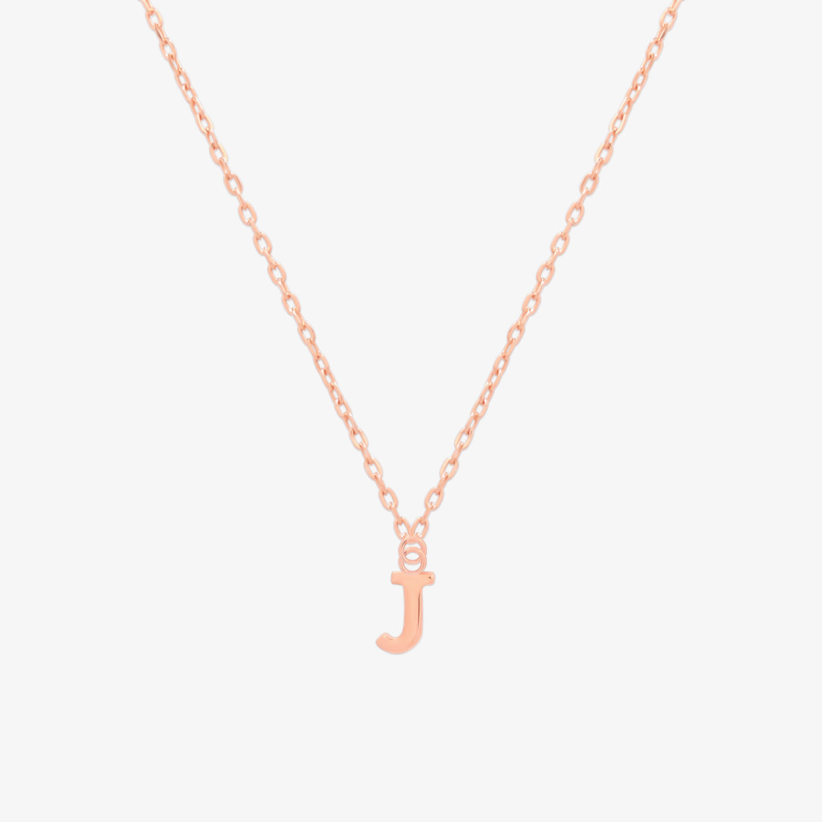 Classic Initial Pendant Necklace-61