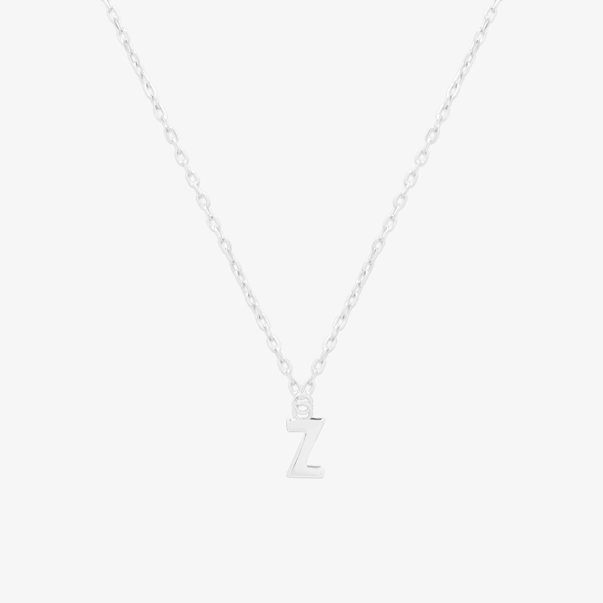 Classic Initial Pendant Necklace-51
