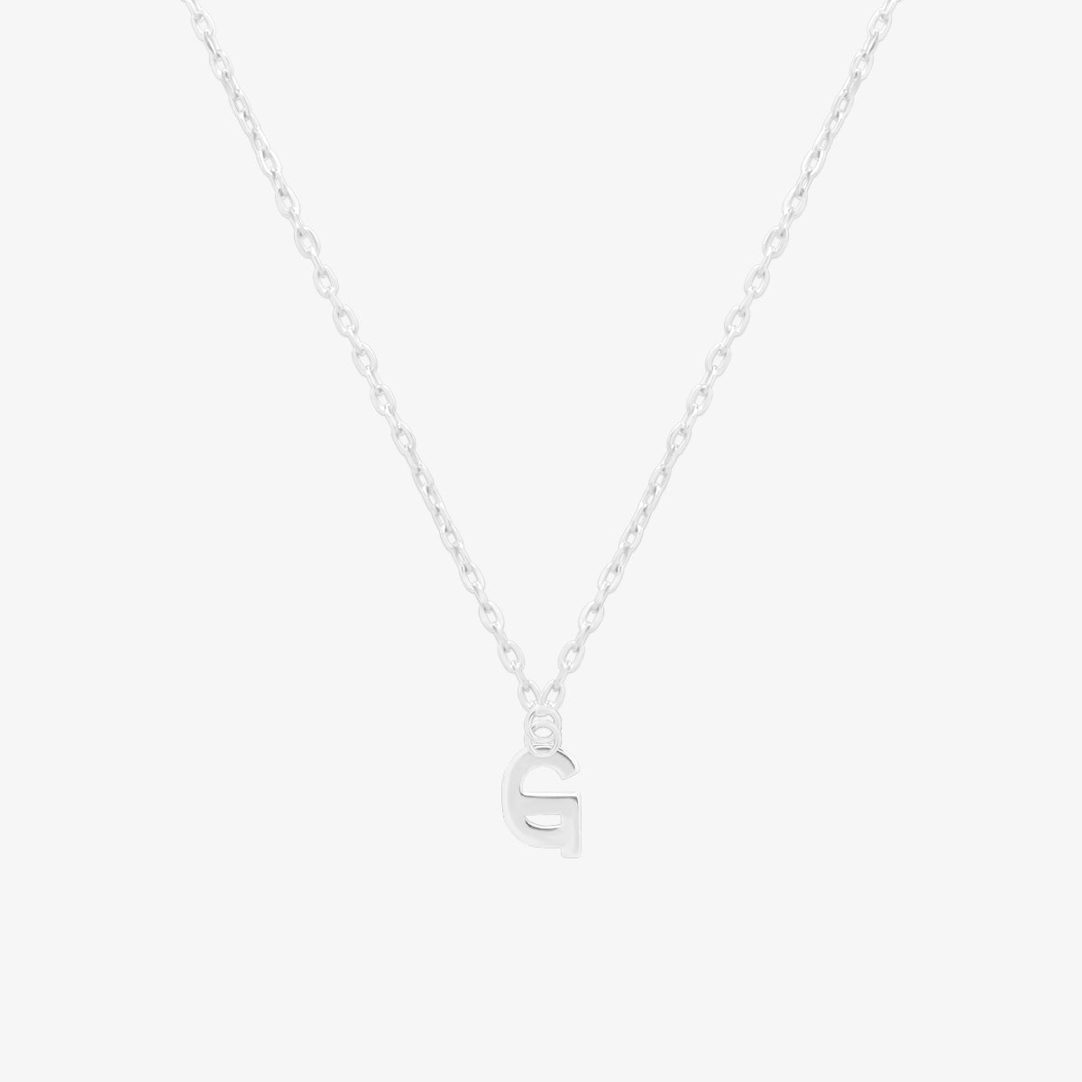 Classic Initial Pendant Necklace-32