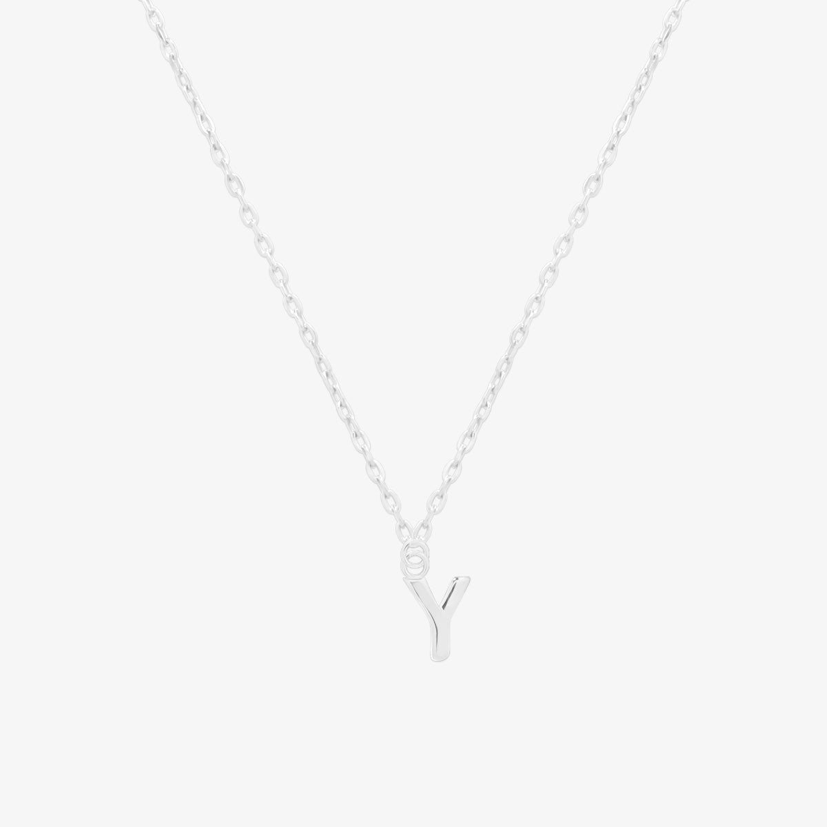 Classic Initial Pendant Necklace-50