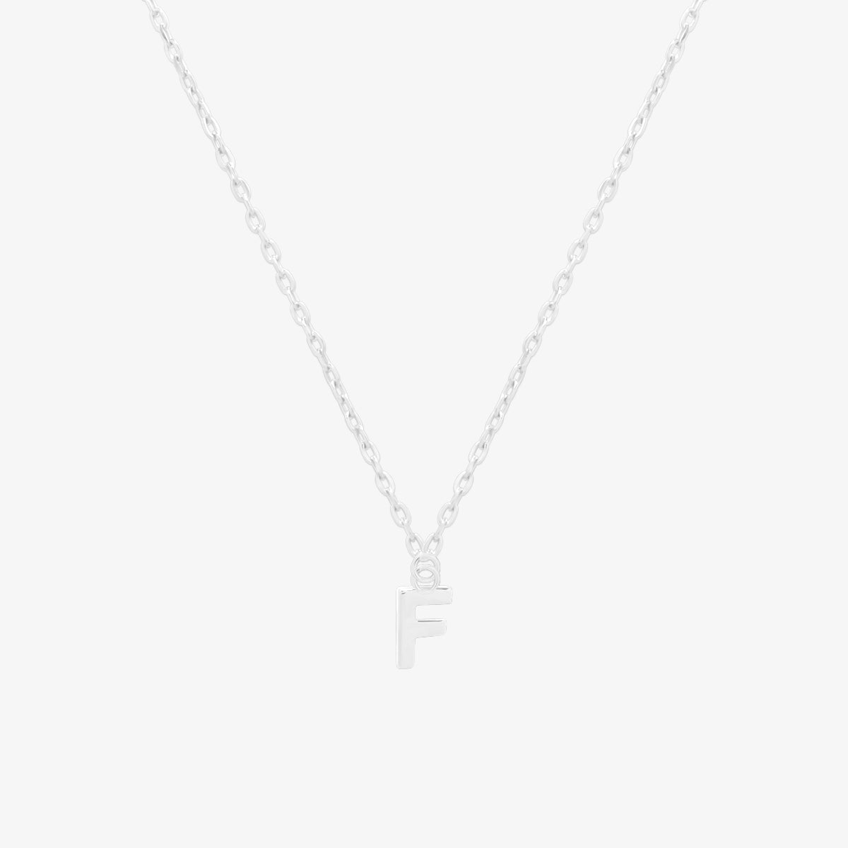 Classic Initial Pendant Necklace-31