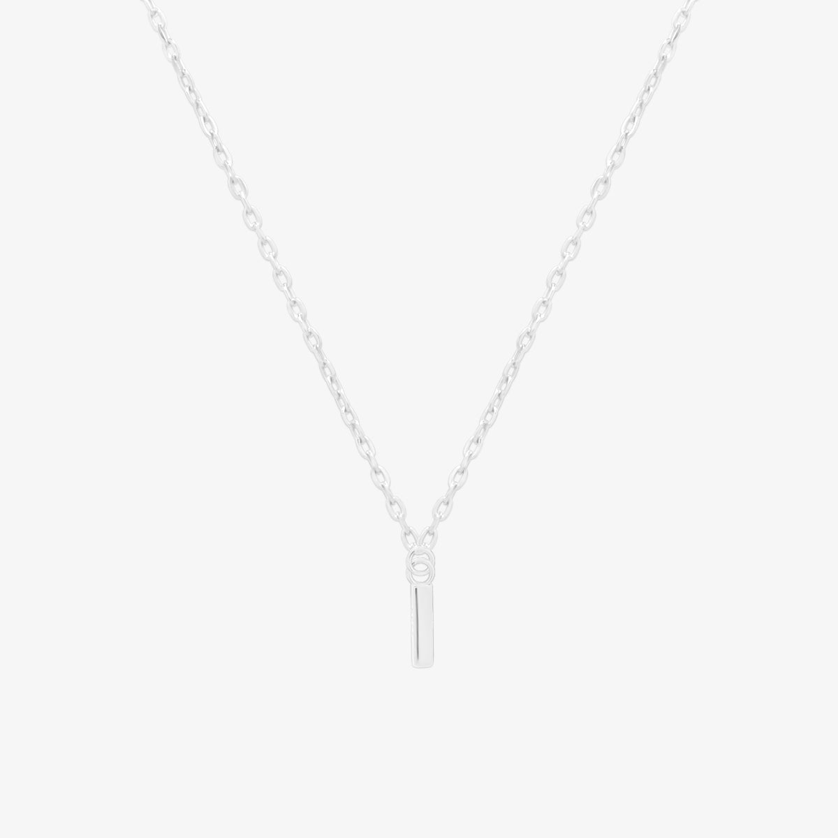 Classic Initial Pendant Necklace-34