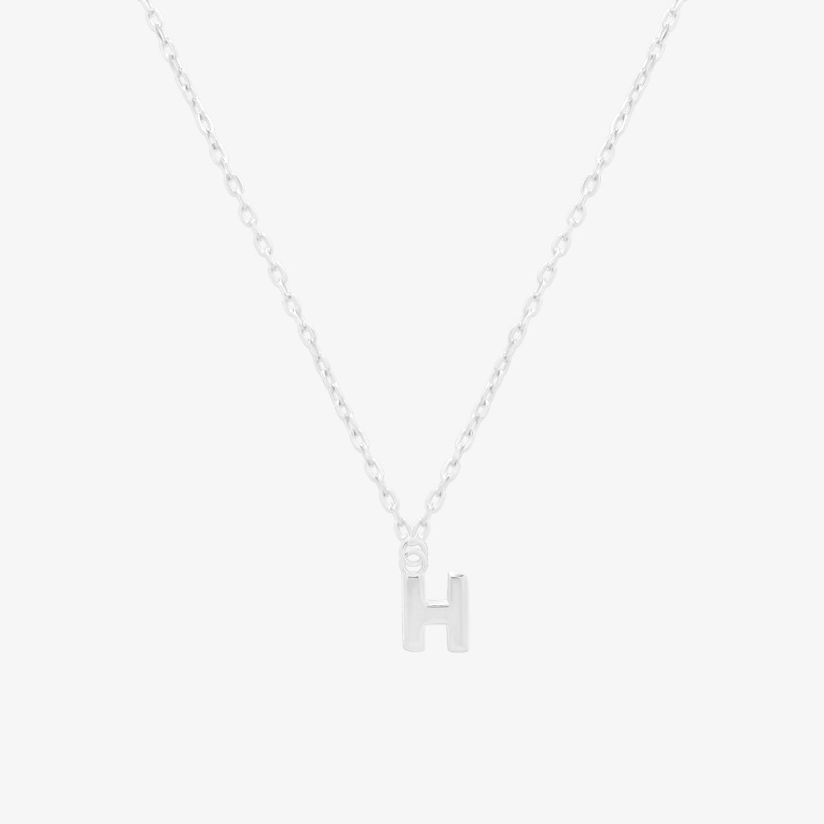 Classic Initial Pendant Necklace-33